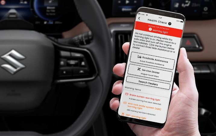 Varoitusvaloilmoitus