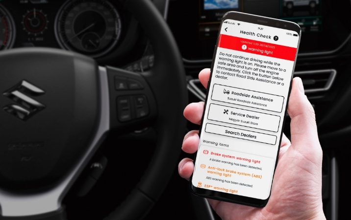 Varoitusvaloilmoitus