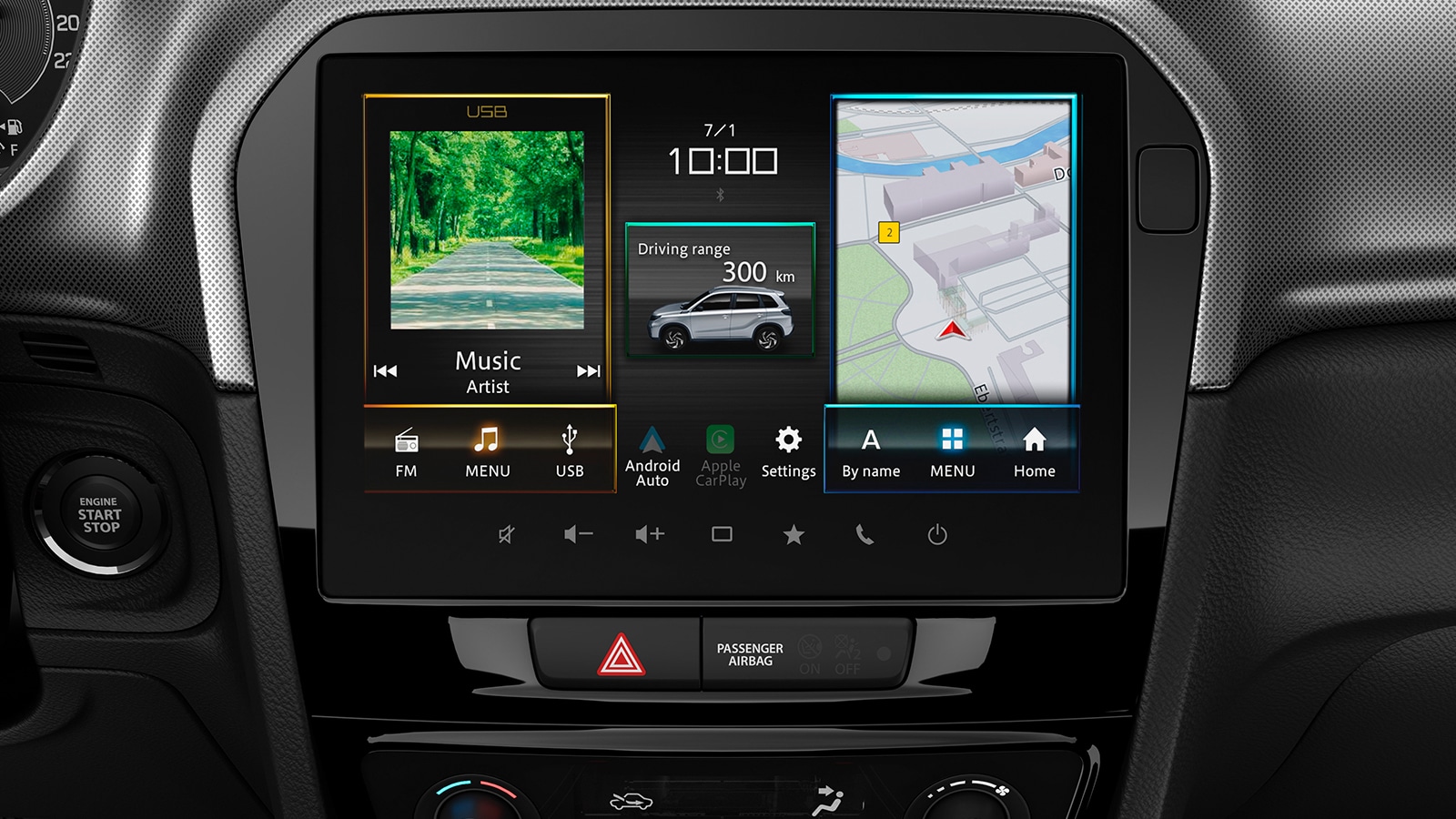 9-inch display audio system